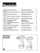 Makita DF332D User manual