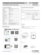 Hytronik HBTD8200D/F Bluetooth Receiver Node DALI Version User manual