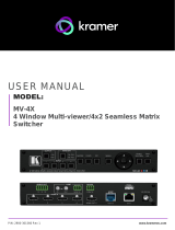 Kramer MV-4X 4 User manual