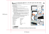 boRn A3 User manual