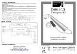 WHITECROFT LIGHTING Concert S User manual