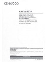 Kenwood KAC-M5014 User manual