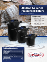 the Pond guy AllClear G2 Series User manual