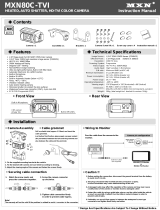 MXN 0C-TVI Heated, Auto Shutter, HD-TVI Color Camera User manual