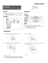 Hikvision 8595740700 User manual