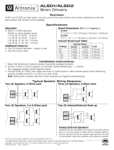 Altronix ALSD2 User manual