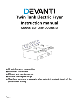 DEVANTI CDF-DR20-DOUBLE-SI User manual