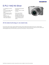 Olympus E-PL3 1442 Kit Silver Tilting LCD Screen Camera User manual