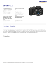 Olympus SP-560 UZ 8.0 Megapixel Digital Camera User manual