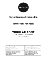 Marco 1000585 Font Tubular User manual