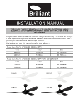 Brilliant 21841/05 Malta 52 Inch 3 Blade DC Ceiling Fan User manual
