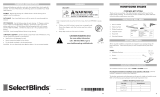 Select Blinds Cordless Lift System Honeycomb Shades User manual