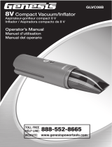 Genesis GLVC08B 8V Compact Vacuum User manual