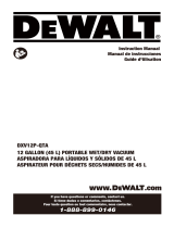 DeWalt DXV12P-QTA Owner's manual