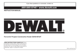 DeWalt DXH210FAVT User manual