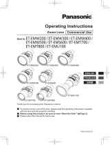 Panasonic ET-EMU100 User manual