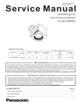 Panasonic FV-NLF46RES User manual