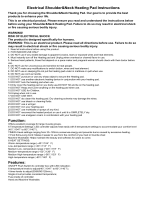 Westhome SN-L User manual