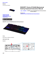 ENDORFY Omnis EY5A028 Mechanical Gaming Keyboard User manual