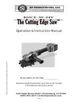 BN CE-30-24V Cutting Edge Saw User manual