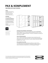 IKEA PAX and KOMPLEMENT User manual