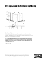 IKEA Integrated Kitchen Ligthing User manual