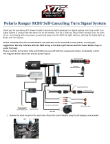 XTC POWER PRODUCTS Polaris Ranger RCBU Self-Canceling Turn Signal System User manual