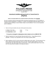 FALCON RIDGE AC-PRO-TC01 User manual