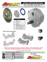 SuperATV 4 Inch Dual Idler Portal Gear Hubs User manual