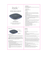 Itek MP-132A User manual