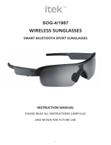 Itek SOG-4/1987 Wireless Smart Bluetooth Sport Sunglasses User manual