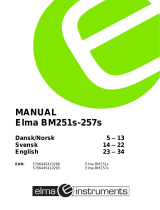 Elma Instruments BM251s User manual