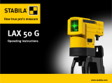 Stabila LAX 50 G User manual