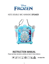 Disnep Frozen DY-0202-FRA User manual