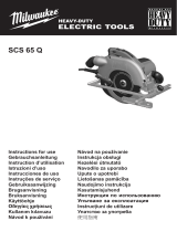 Milwaukee SCS 65 Q User manual