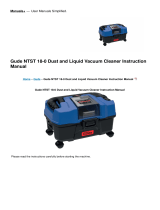 Güde NTST 18-0 Dust and Liquid Vacuum Cleaner User manual