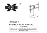 USX-MOUNT USX-MOUNT XAS309-1 Swivel Universal TV Stand User manual