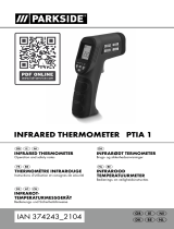 Parkside PTIA 1 Digital Laser Infrared Thermometer User manual