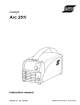 ESAB Caddy Arc 251i User manual