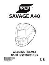 ESAB Savage A40 User manual