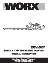Worx WG284E User manual