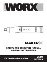 Worx WX739 User manual