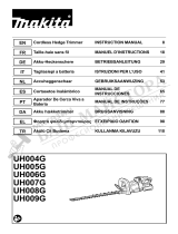 Makita UH00 Series Cordless Hedge Trimmer User manual