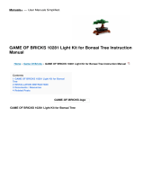 Game Of Bricks10281 Light Kit for Bonsai Tree
