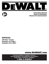 DeWalt DCPR320B User manual