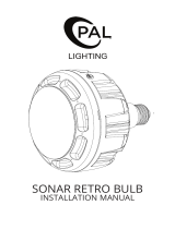 PAL Multi Color Sonar Retro Bulb User manual