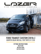 LAZER FORD Transit Custom Bumper Beam User manual