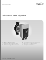 Wilo 010P Yonos PARA High Flow User manual