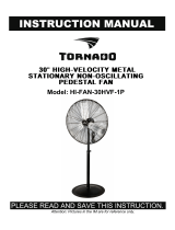 Tornado HI-FAN-24PF-1P User manual