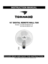 Tornado HI-FAN-W16DIGIT User manual